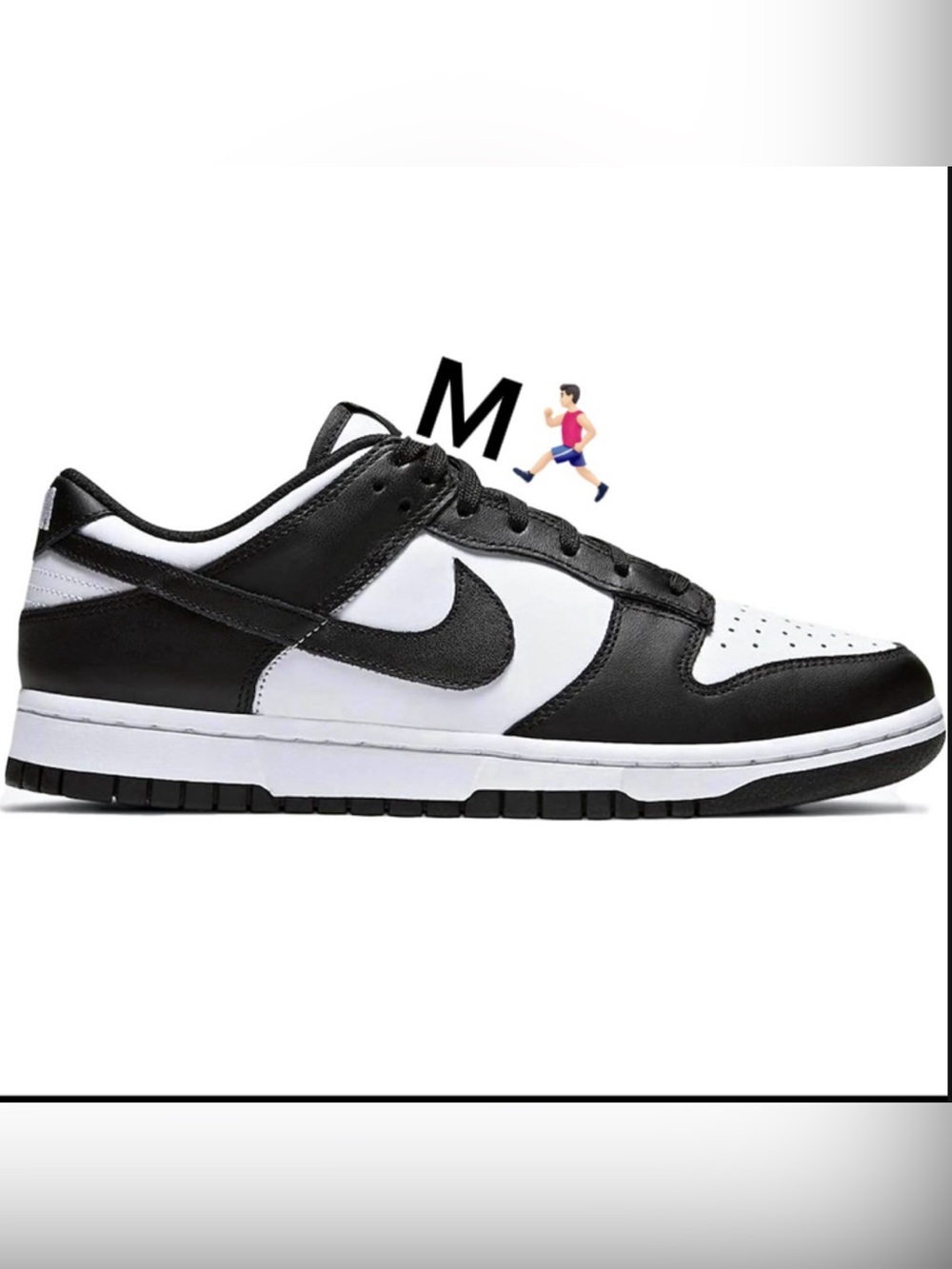 Nike Dunk low Men's Classic
Black&White very soft for long walking (SIZE 10.5)